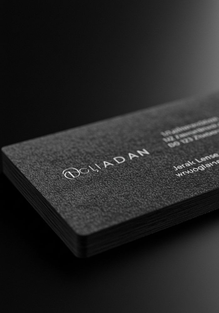 Velvet Business Cards Double Sided